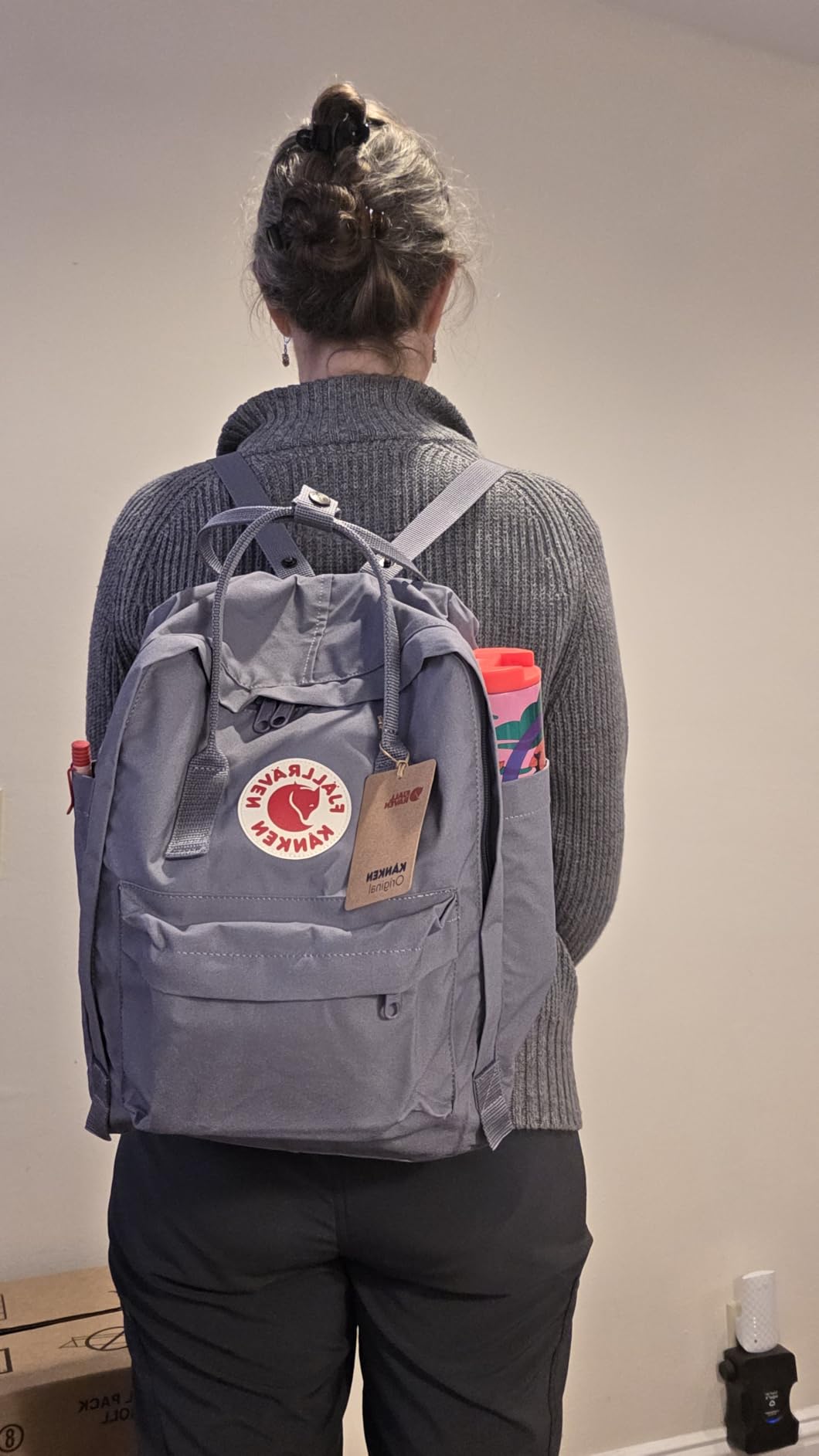 Fjällräven Kanken Backpack - Durable Vinylon Fabric, Water-Resistant, Classic Design - School, Travel customer photo 1