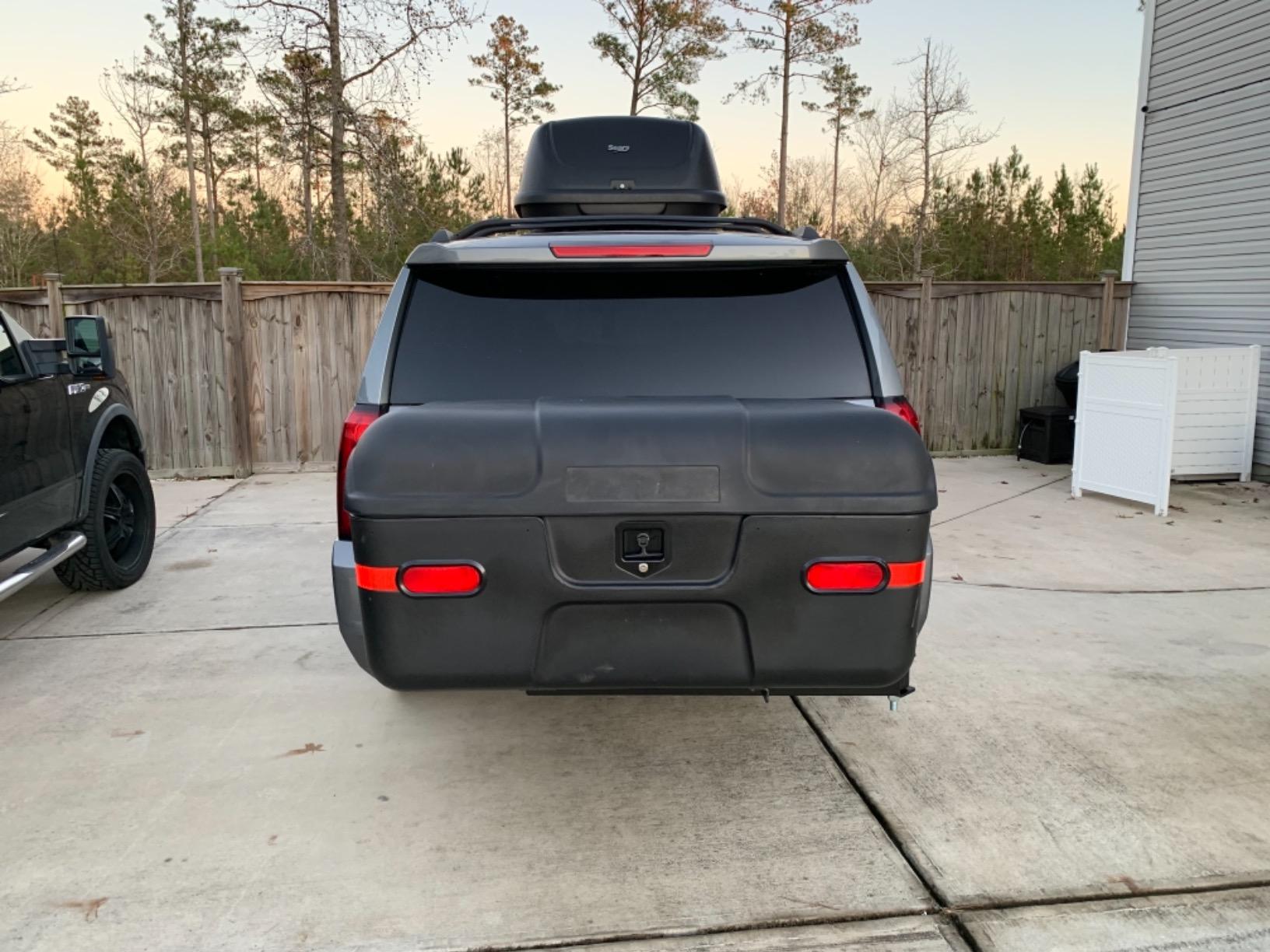 StowAway Max Hitch Cargo Box with Swingaway Frame | Black customer photo 1