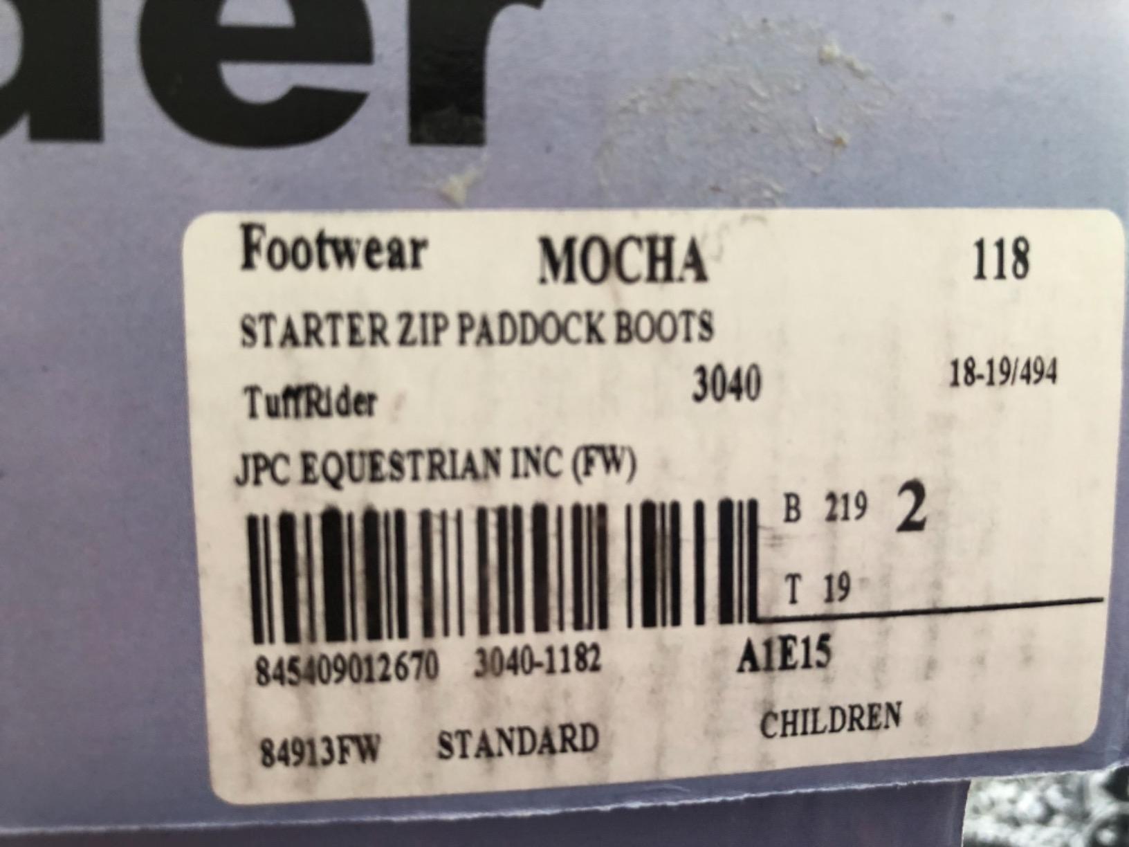 TuffRider Children's Starter Front Zip Paddock Boots | Durable, Easy to Clean Water-Resistant Horse Riding Boots for Kids customer photo 2