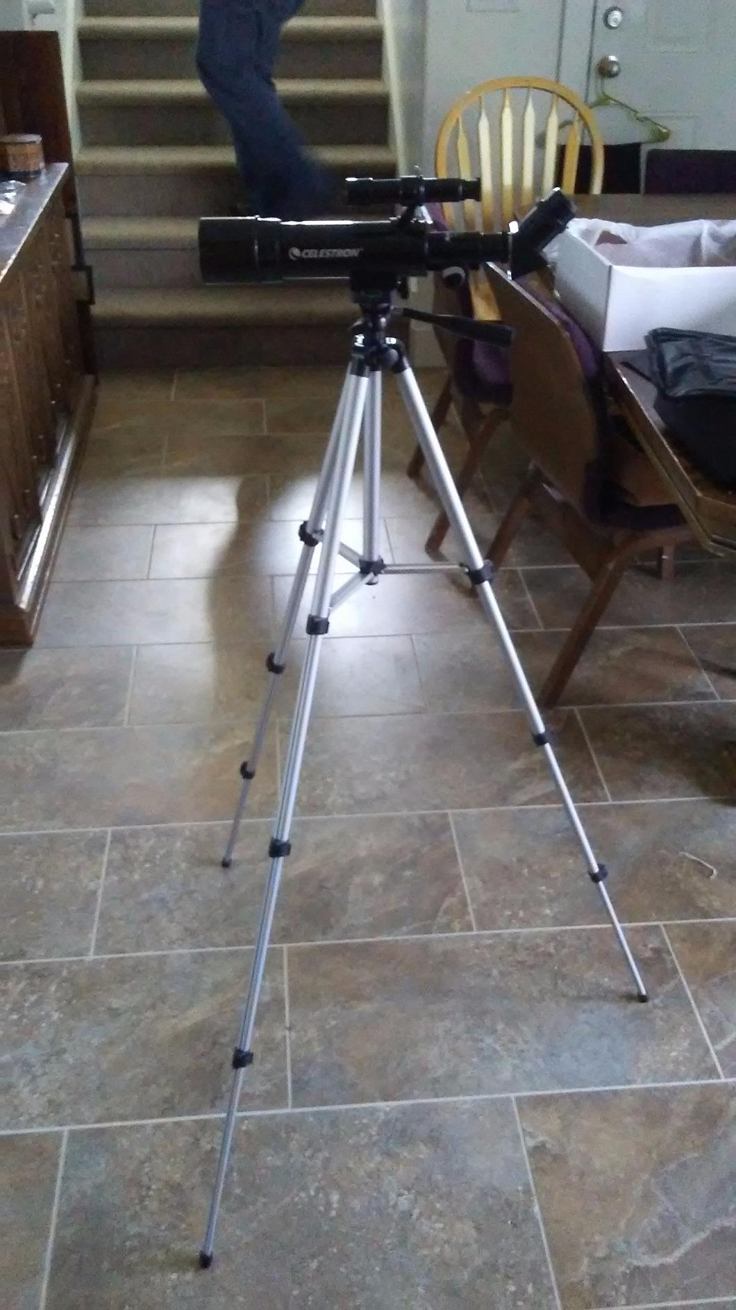 Celestron Travel Scope 50mm Beginner Telescope with Backpack and Tripod | Compact 50mm Refractor Telescope Kit, Ultra-Lightweight, Moon & Nature Viewing, Backpack Included, Great First Telescope customer photo 1