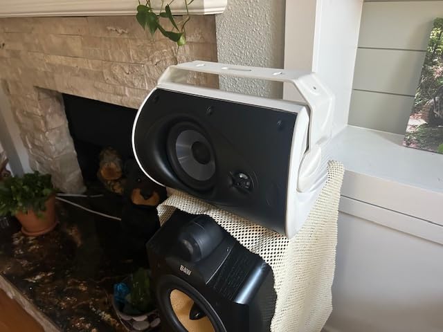 Polk Audio Atrium 6 All-Weather Outdoor Speakers, 100W Wired (Pair, Black) | 5.25
