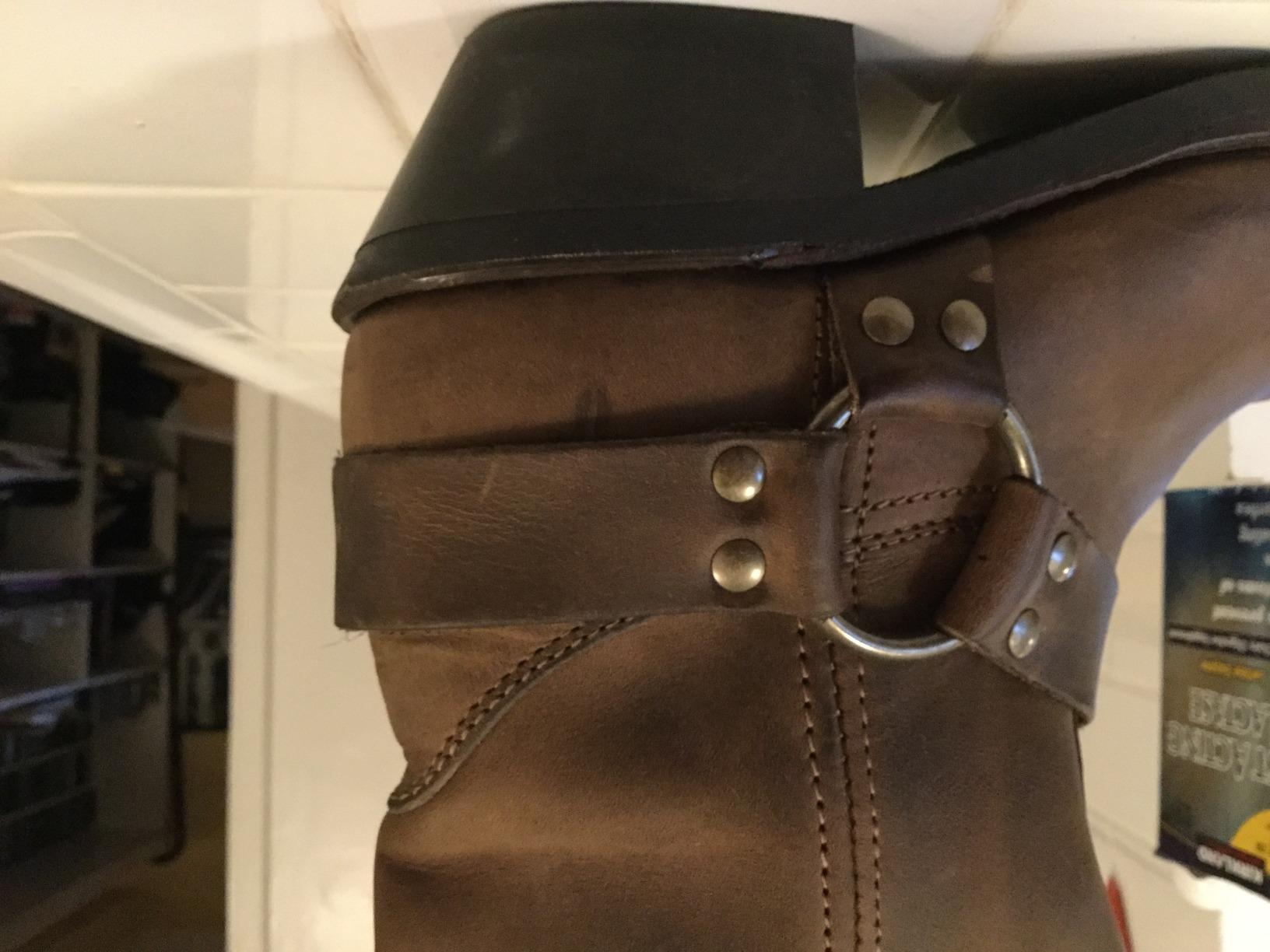 Frye Harness 12R Cowboy Boots for Women, Genuine Italian Leather customer photo 2