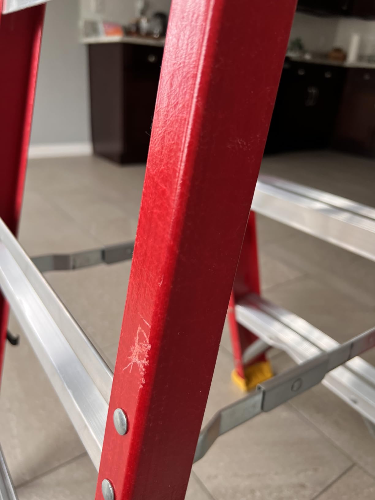 Louisville Ladder 4-Foot Fiberglass Step Ladder, 300-Pound Load Capacity, Type IA, L-3016-04 customer photo 2