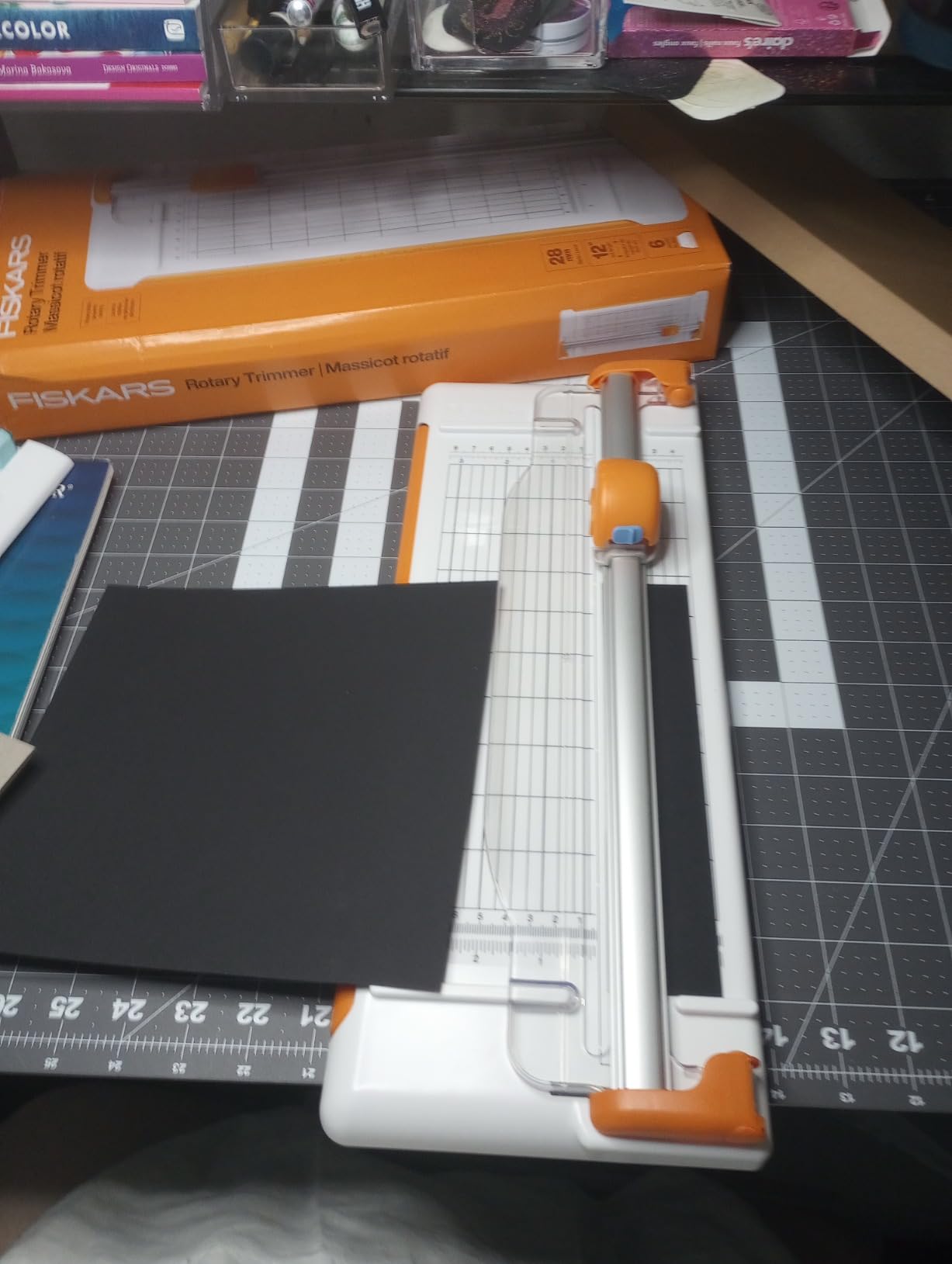 Fiskars Rotary Paper Cutter, Compact & Portable, 12
