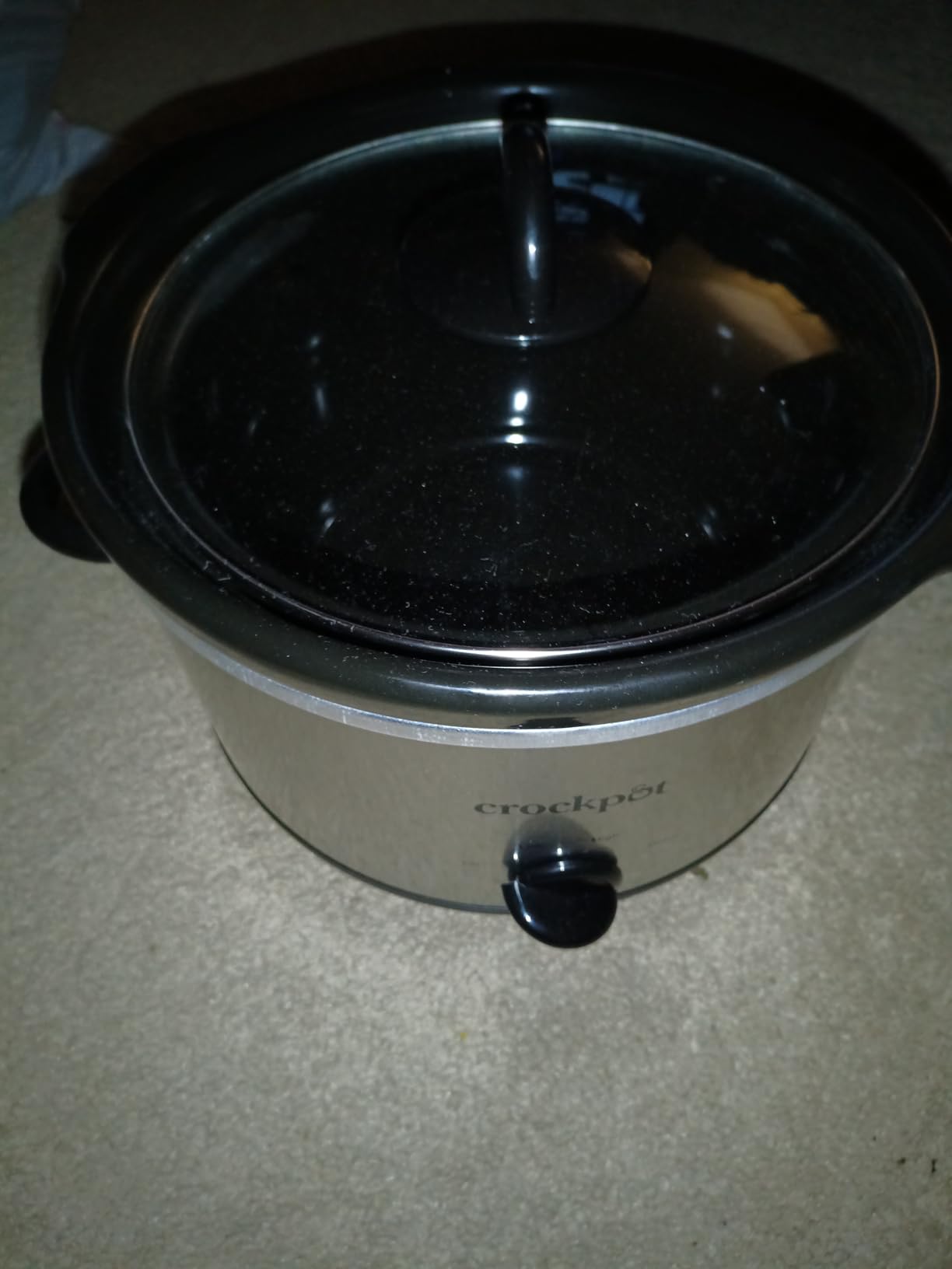 Crock-Pot 3-Quart Manual Slow Cooker, Serves 3+ People, Great for Small Meals, Dips, & Sides; Removable Stoneware is Oven & Dishwasher-Safe, Stainless Steel customer photo 2
