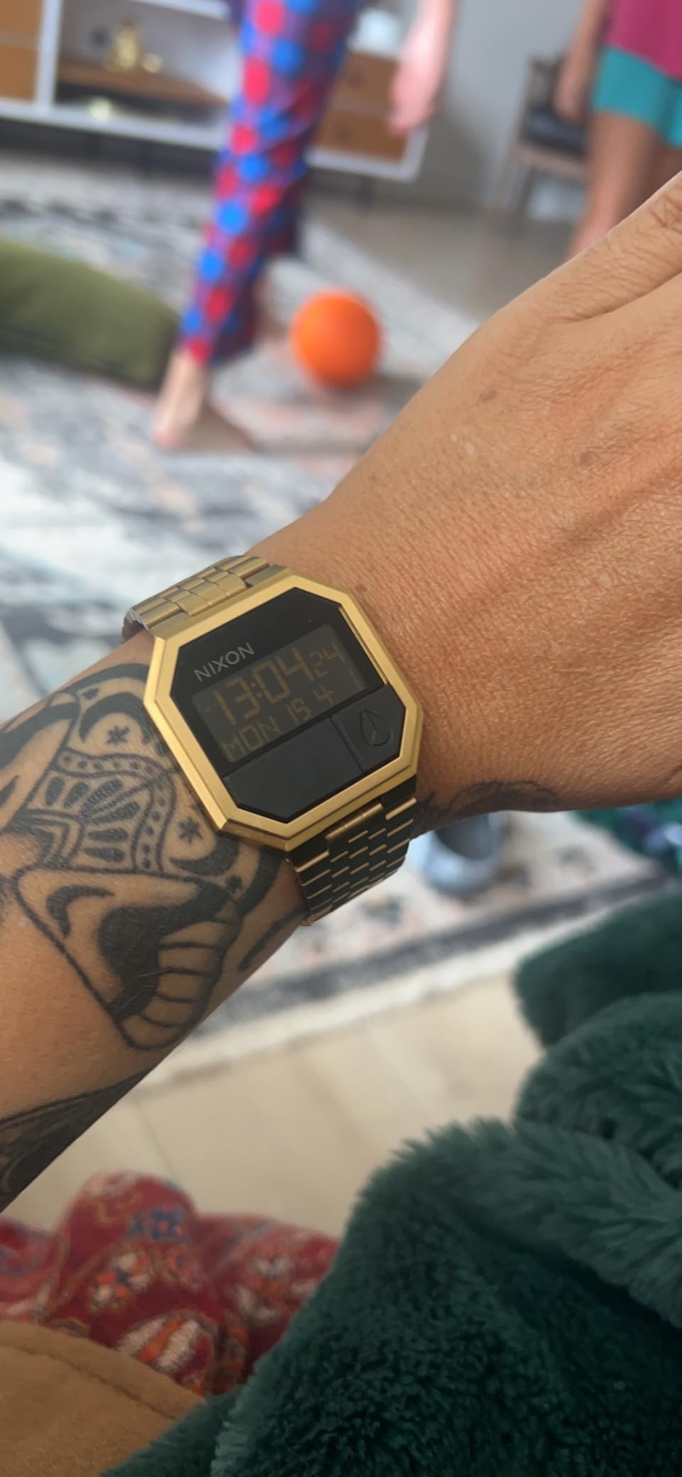 NIXON Re-Run A158 - 30m Water Resistant Men's Digital Fashion Watch (38.5mm Watch Face, 18mm-13mm Stainless Steel Band) customer photo 2
