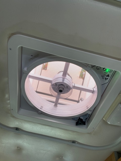 MAXXAIR Maxxfan Deluxe Vent, Fan and Vent Cover All in One - Powerful 10-Speed Reversible Fan with Thermostat, Built-In Rain Cover, Remote Control, Intake & Exhaust Fan, White (00-07000K) customer photo 2