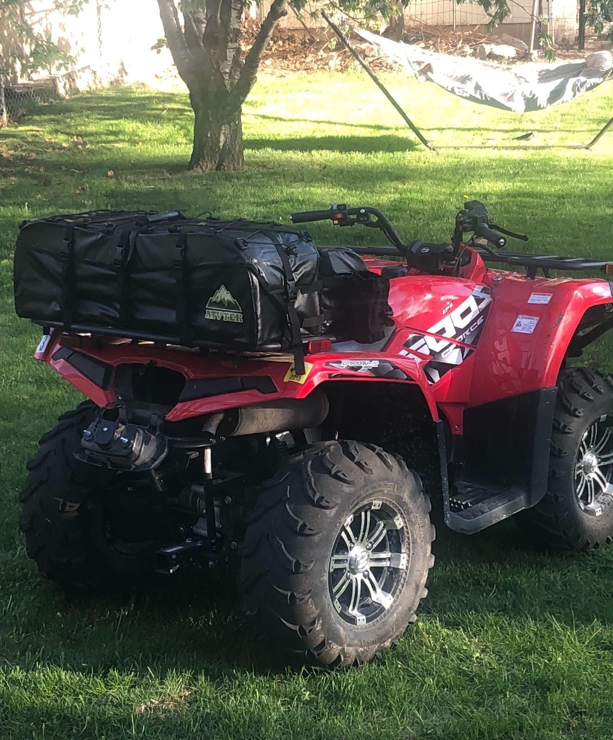 ATV TEK Arch Series Oversized Rear Rack Utility Pack, Padded ATV Cargo Bag in Kings Mountain Shadow Camo, Spacious Multi-Compartment ATV Storage Bag with Seamless Seal for Gear and Trail Essentials customer photo 1