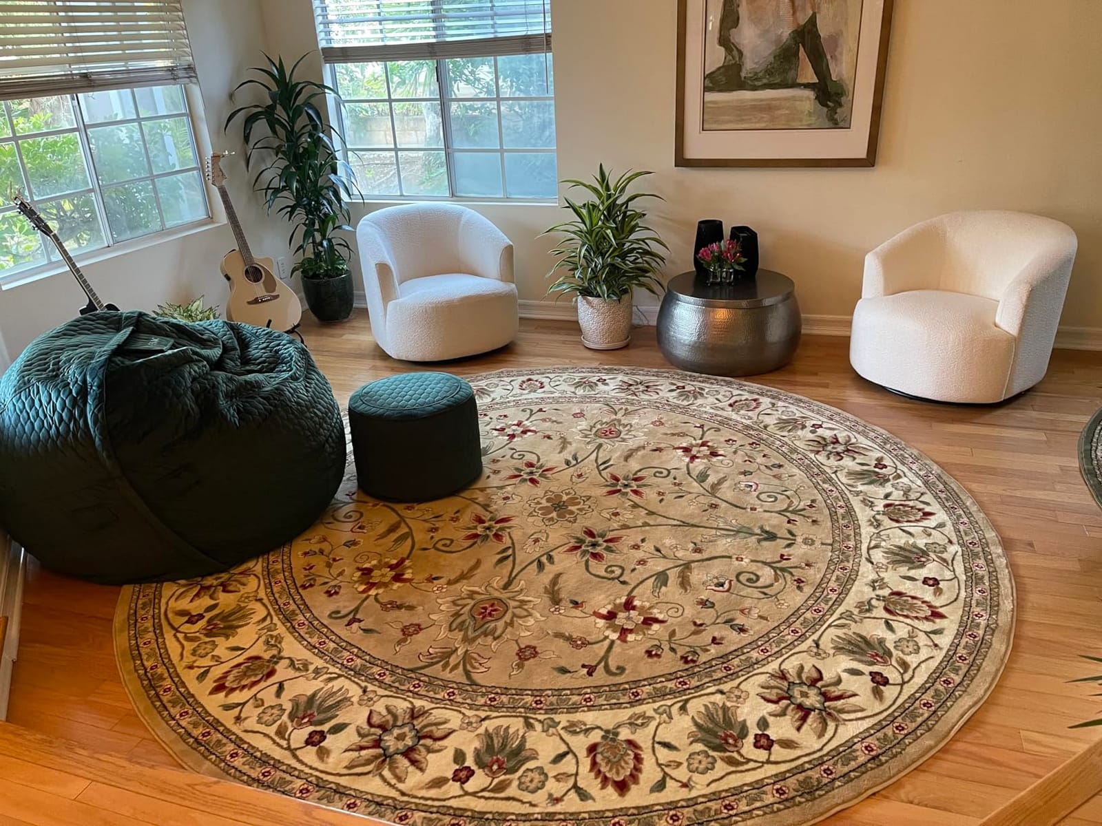 SAFAVIEH Lyndhurst Area Rug 9x12 Large, Beige & Ivory LNH212D customer photo 2