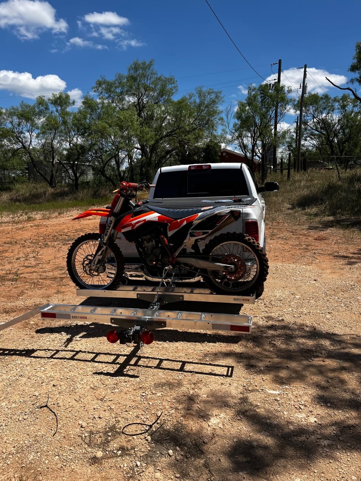 Black Widow Aluminum Dual Dirt Bike Carrier with Ramp, 600 lb Capacity customer photo 2