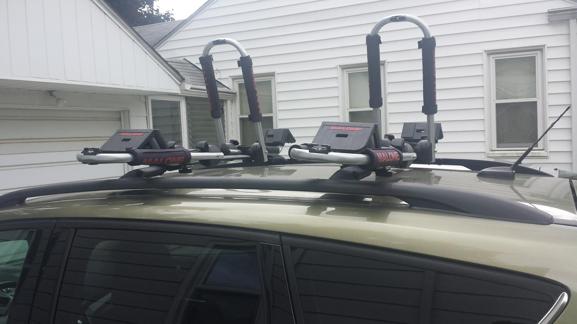 Malone Downloader Folding J-Style Universal Car Rack Kayak Carrier with Bow and Stern Lines customer photo 2