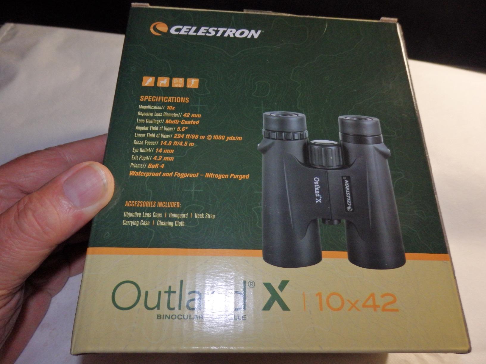 Celestron Outland X 10x42 Binoculars for Wildlife & Hunting | Built for the Outdoors, Rugged Rubber-Armored Body, Waterproof, BaK-4 Prisms, Multi-Coated Optics, Bright, Clear Views customer photo 1