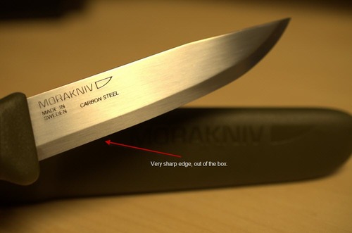 Morakniv Companion Carbon Steel Fixed-Blade Knife with Sheath customer photo 1