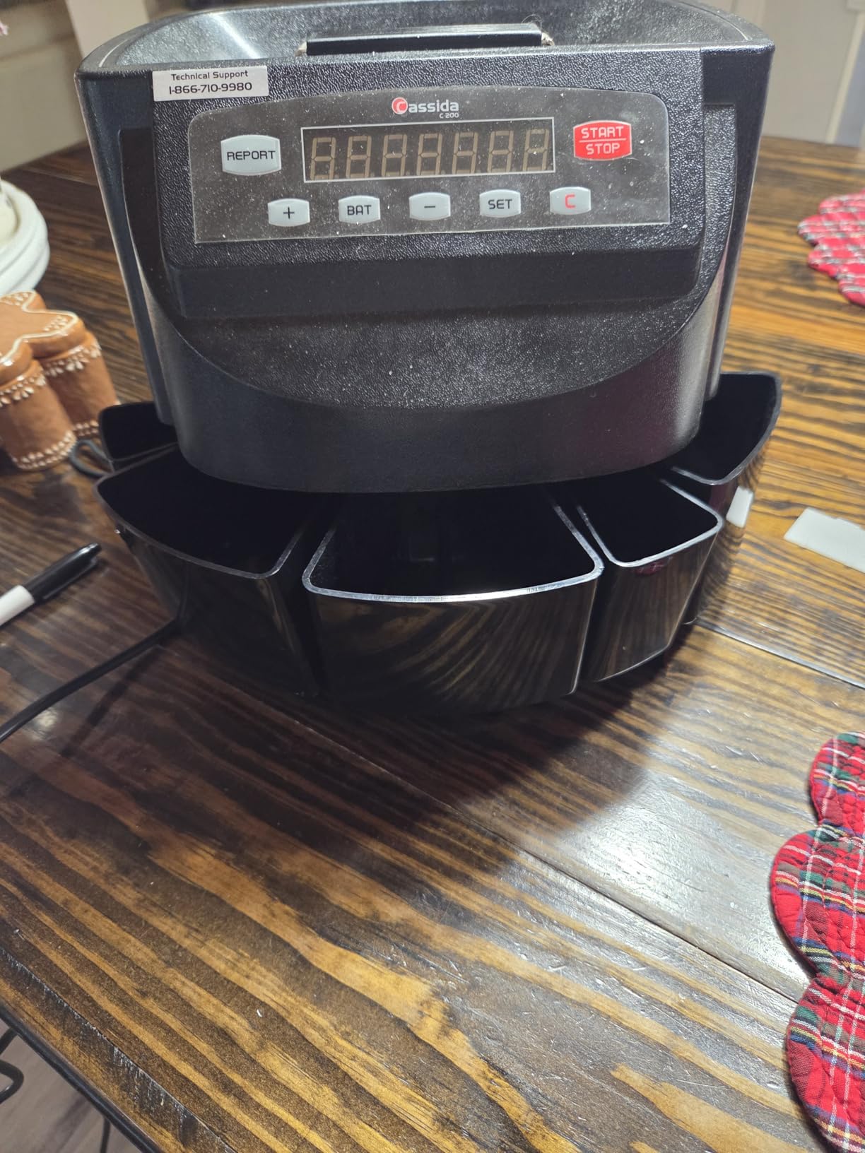 Cassida C200 Coin Sorter, Counter and Roller customer photo 1
