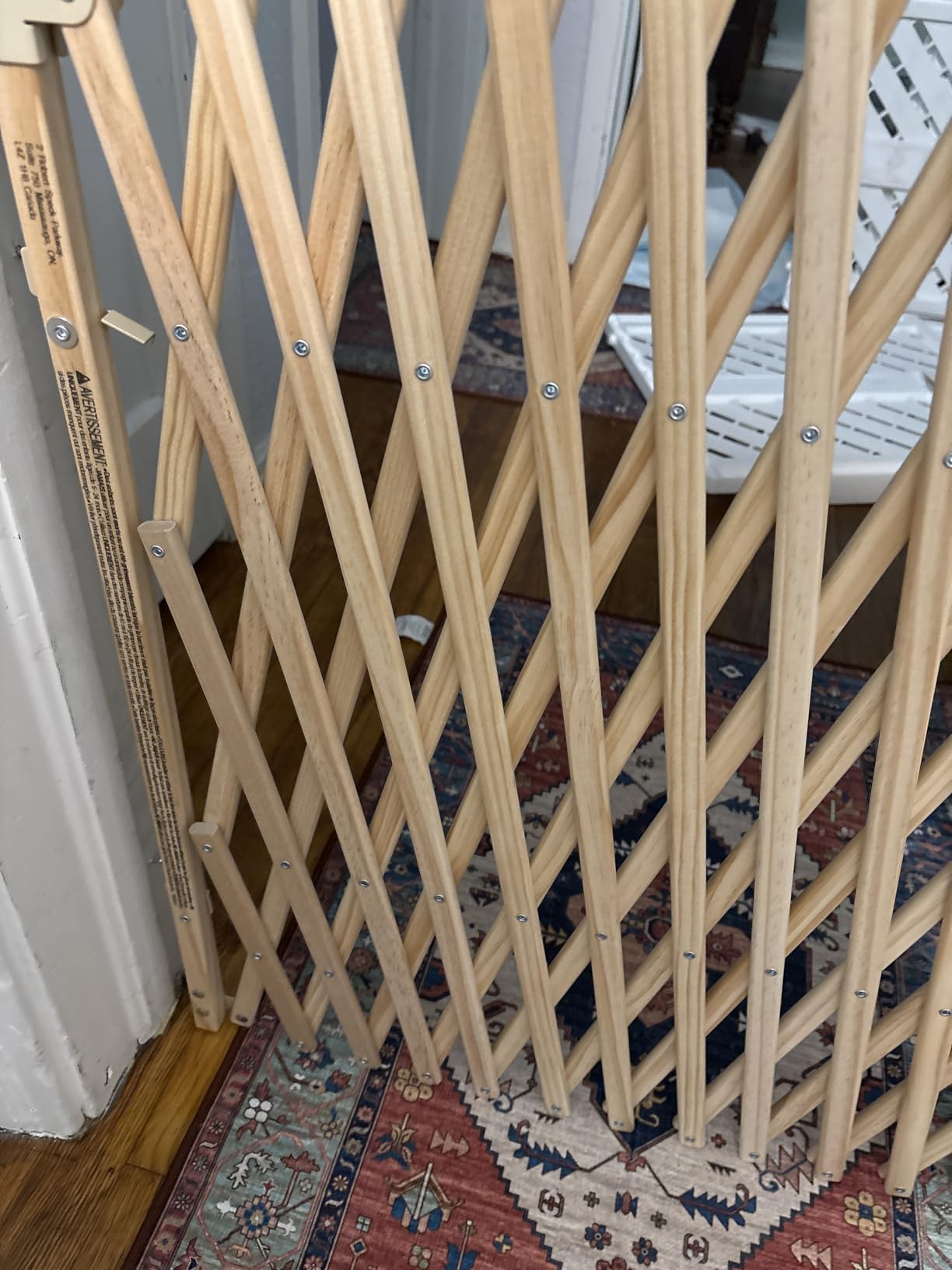 Evenflo Expansion Walk-Thru Room Divider Baby Gate (Natural Wood) customer photo 1
