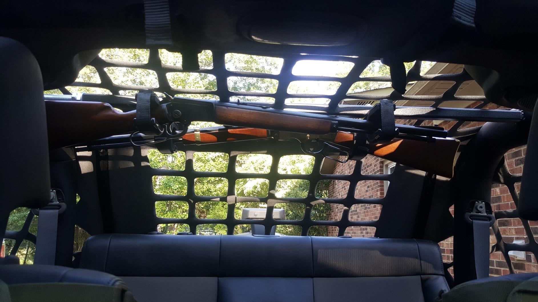 Great Day Quick-Draw Overhead Gun Rack - For UTVs With Roll Bar Depth of 28-35in - 2 Gun Model, QD851-OGR customer photo 1