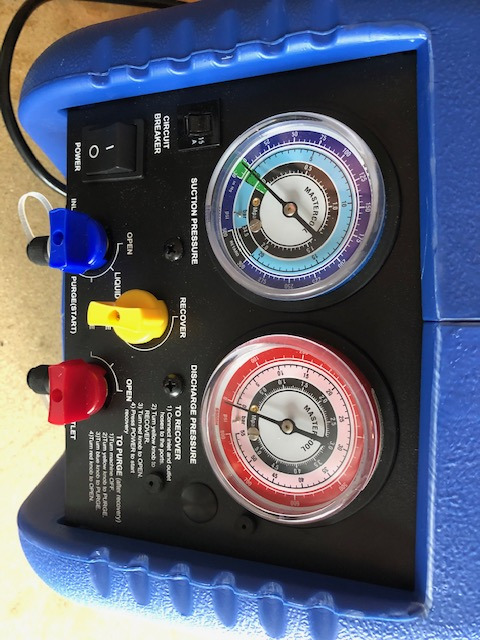 Mastercool 69000 Refrigerant Recovery System - Oil-Less Compressor customer photo 2
