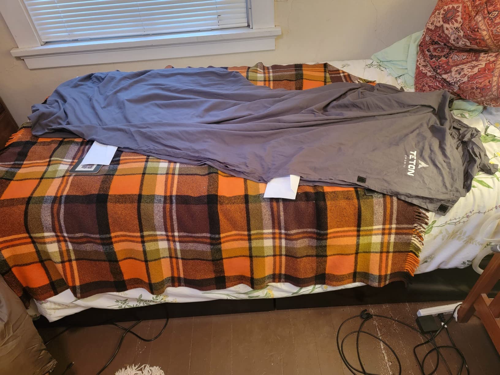 Teton Sleeping Bag Liner; A Clean Sheet Set Anywhere You Go; Perfect for Travel, Camping, and Anytime You're Away from Home Overnight; Machine Washable customer photo 2