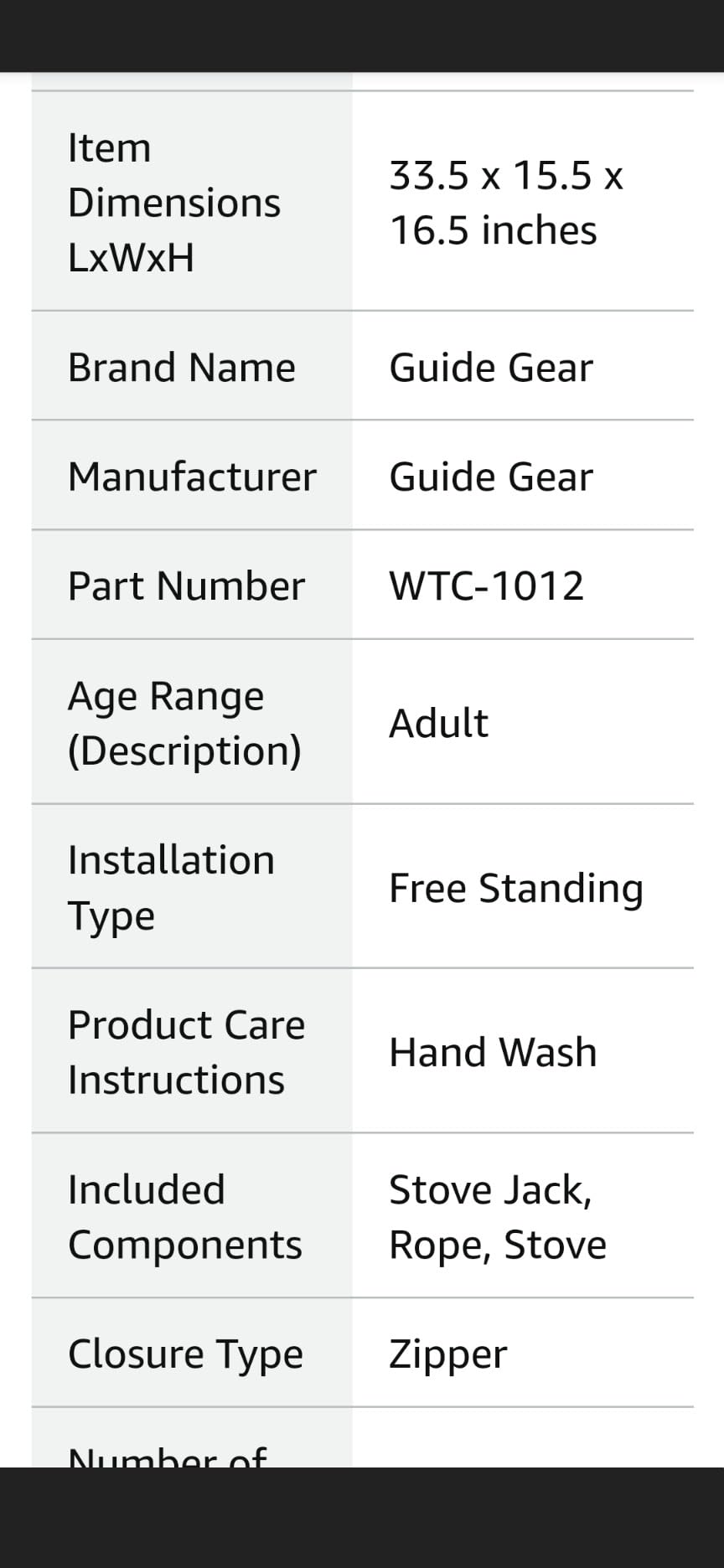 Guide Gear 10x12' Canvas Wall Tent for Hunting, Outdoor Camping, Waterproof 4 Season Tents (Frame Not Included) customer photo 2
