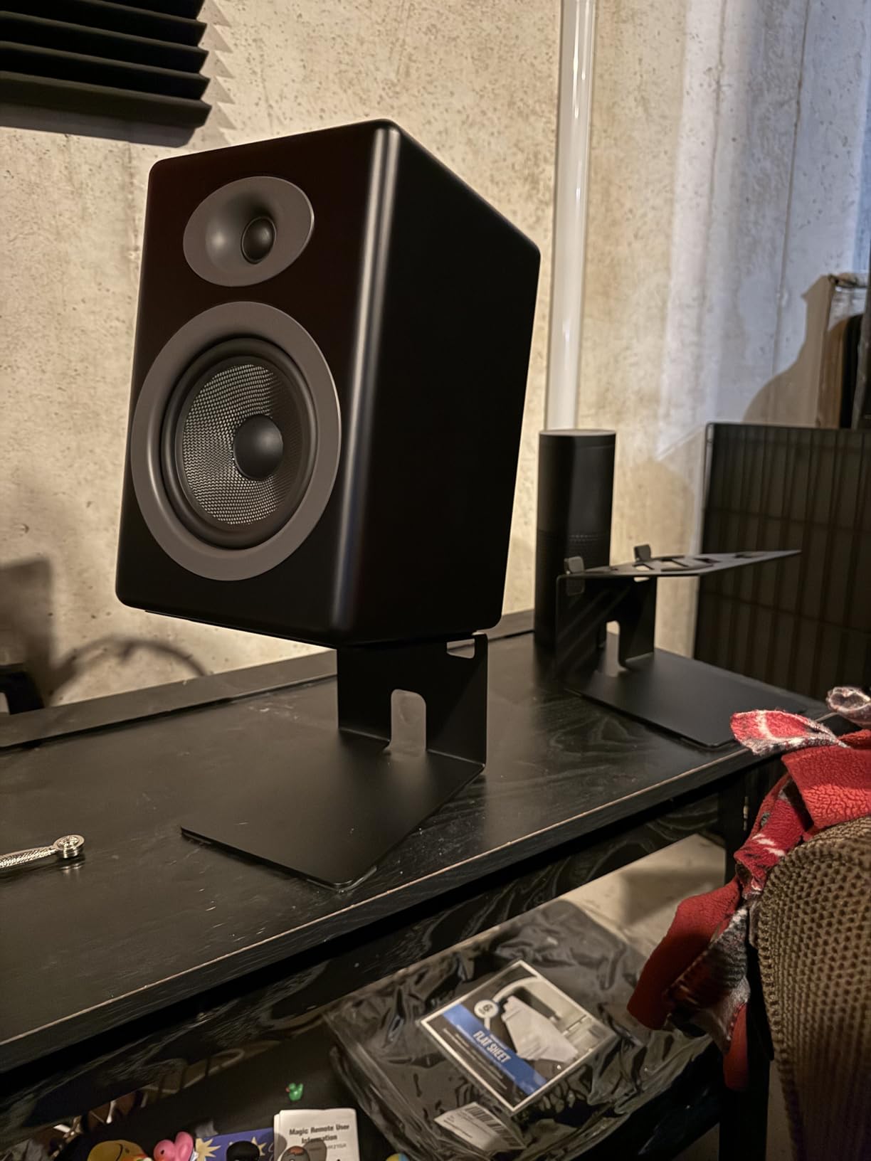 A5+ Wired Bookshelf Speakers - Powered Speakers for Turntables, Vinyl Records, Music Streaming and Home Theater - Black customer photo 2