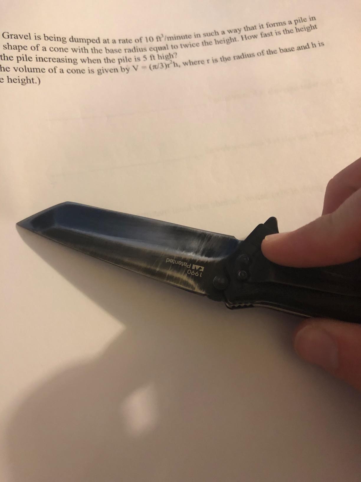 Kershaw Brawler Pocket Knife, All-Black, 3 Inch Tanto Blade customer photo 1