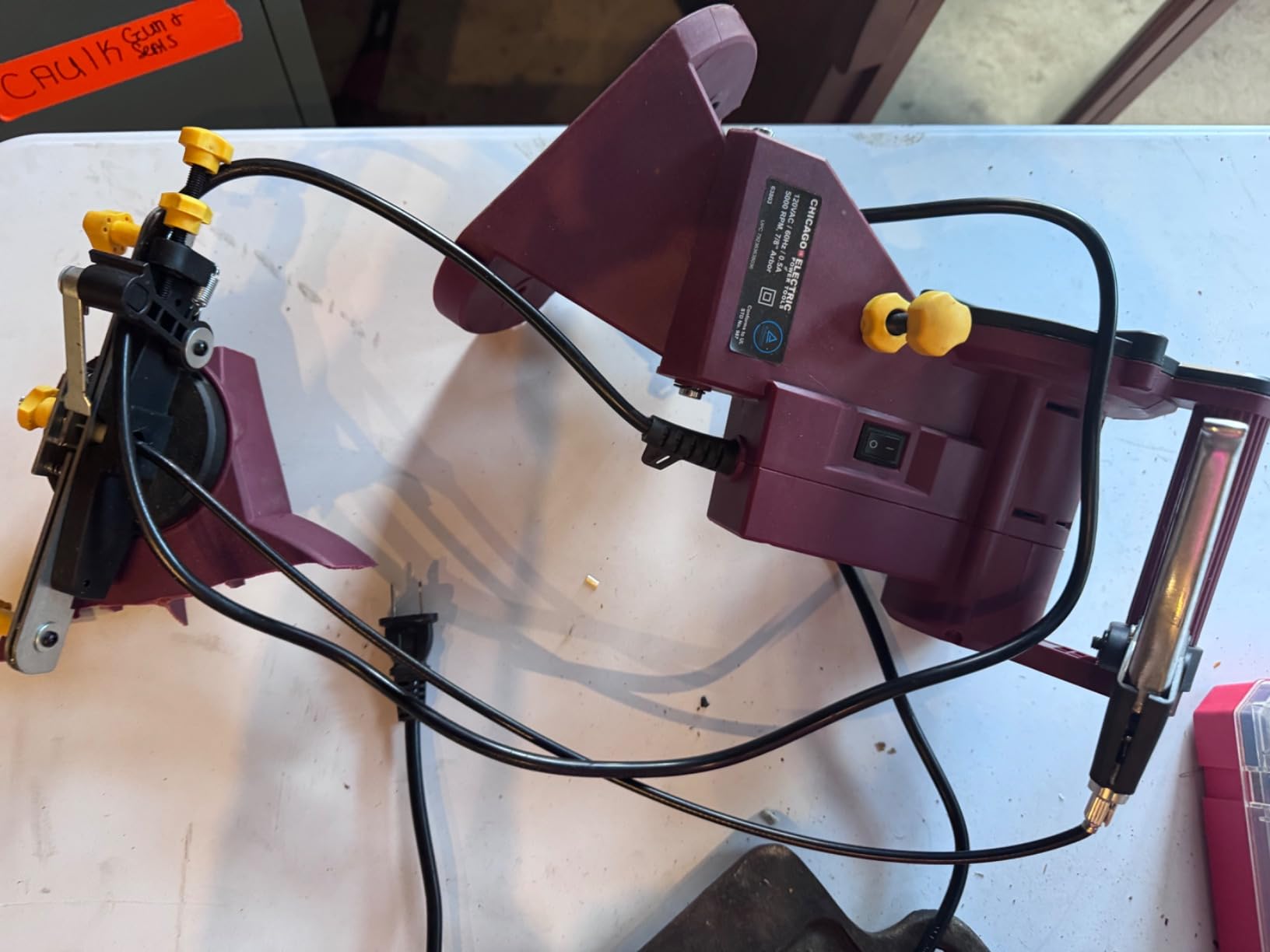 Electric Chain Saw Sharpener Wall, Bench or Vise Mount customer photo 1