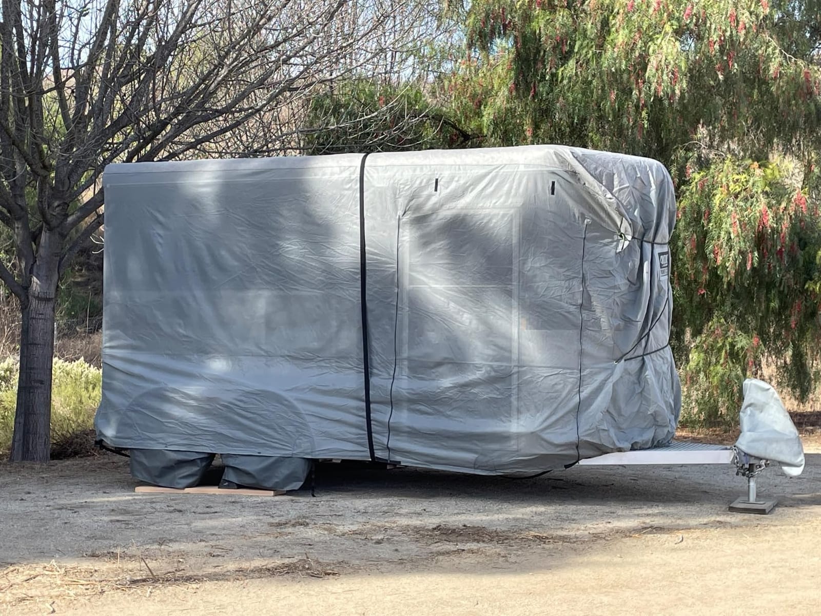ADCO 46004 SFS Aqua-Shed Bumper-Pull Horse Trailer Cover - 14'1