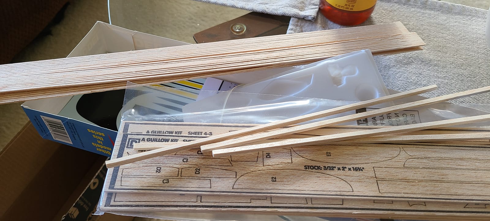 Guillow's Piper Cherokee 140 Laser Cut Model Kit - 20 in Wingspan Balsa customer photo 1