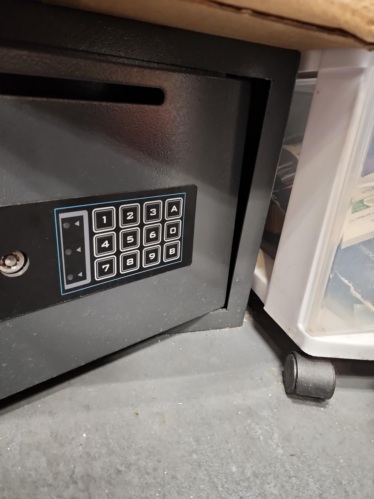 Drop Safe - Digital Compact Steel Money Security Box with Keypad - Deposit Cash Easily - For Home or Business by Paragon Safe - Black, .54 Cubic Feet customer photo 1