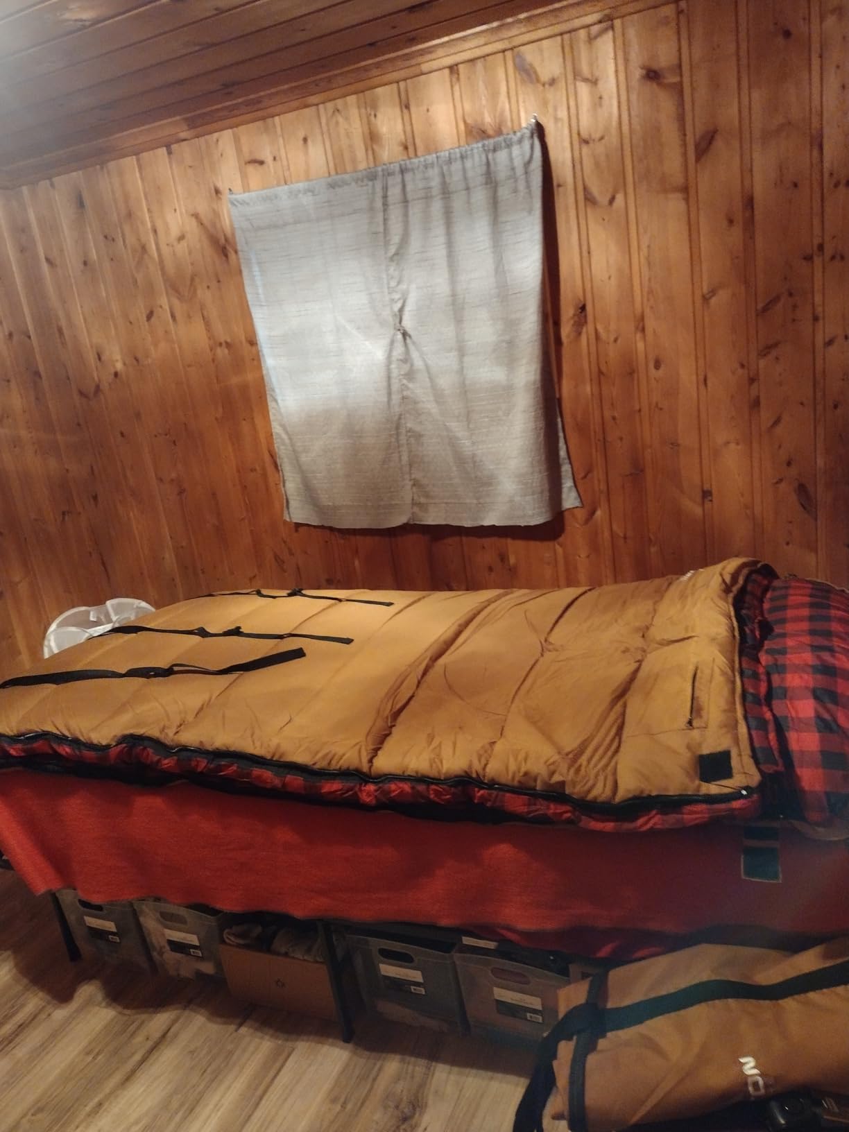 Deer Hunter Sleeping Bag, Warm and Comfortable Camping Sleeping Bag, Teton Tough Canvas Shell for Camping, Hunting, and Cold Weather customer photo 1