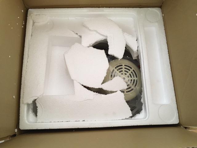 Shop Fox W1826 Wall Dust Collector, 2.5 Micron Filtration, White customer photo 1