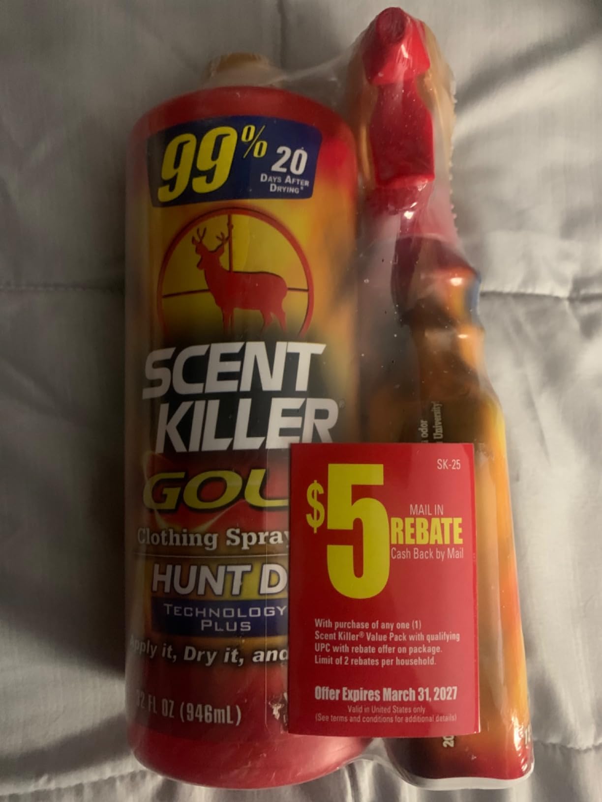 Wildlife Research Center Scent Killer Gold Spray and Refill 44 oz customer photo 1