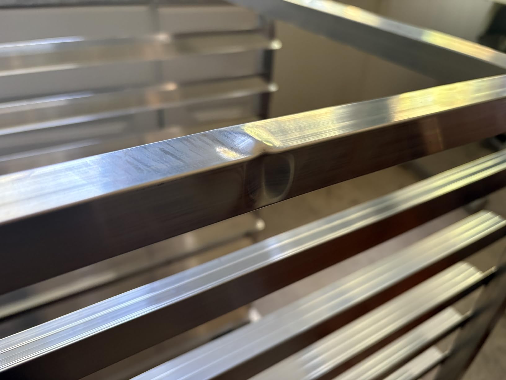 New Star Foodservice 36510 Commercial-Grade Aluminum 10-Tier Sheet Pan/Bun Pan Rack, 26