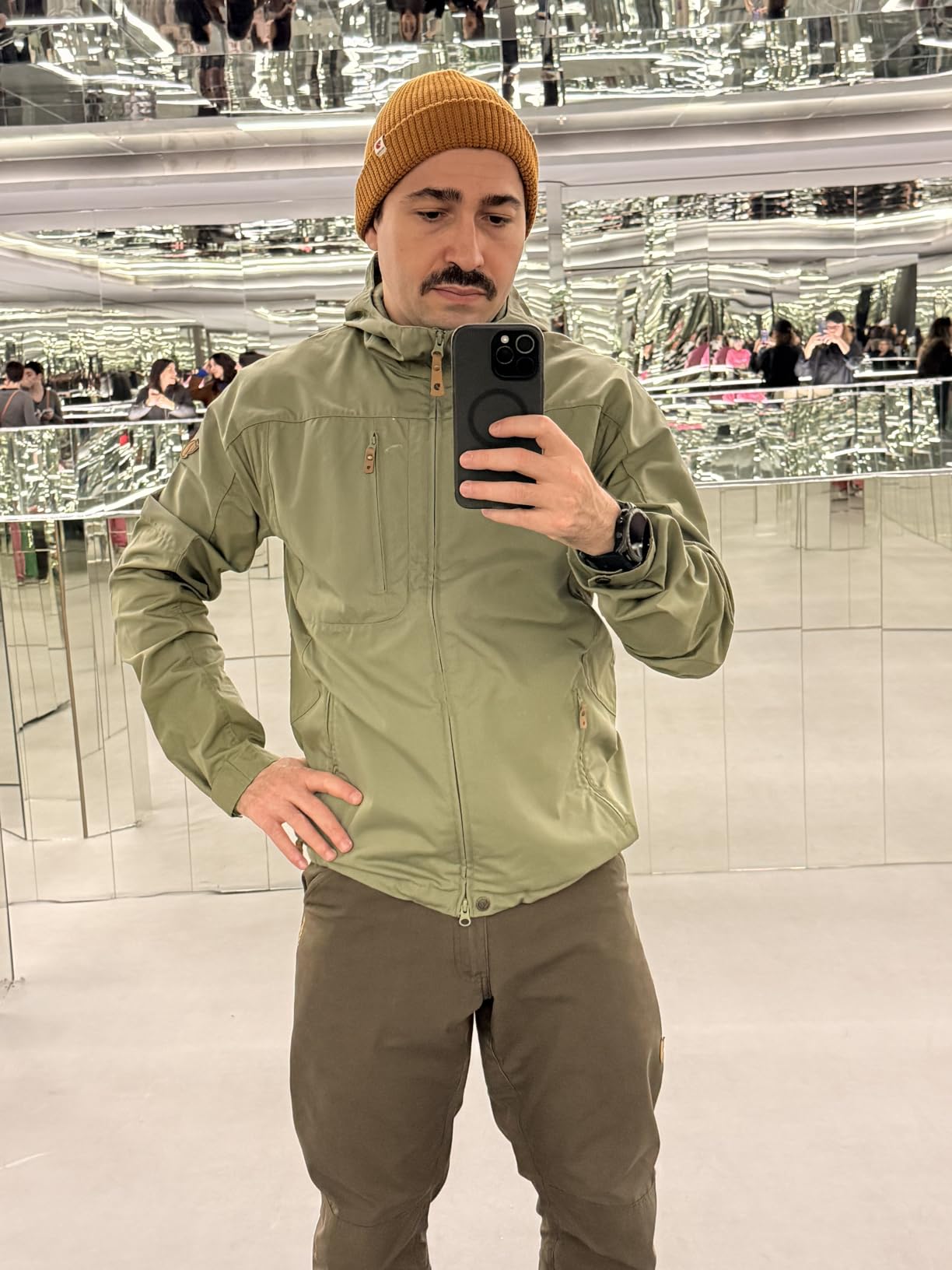 Sten Men's Shell Jacket - Water and Wind Resistant, Breathable, Durable Fabric - Hiking, Trekking, Camping customer photo 2