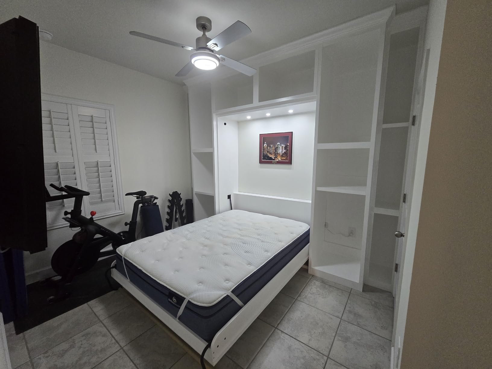 Create-A-Bed Full Size Deluxe Murphy Bed Kit, Vertical customer photo 2