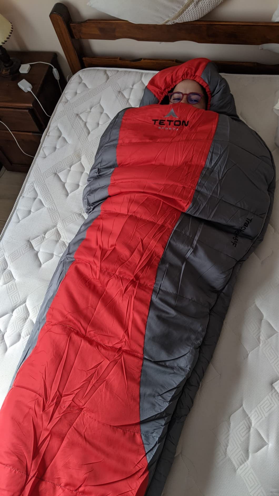 Teton 20F and 5F Degree Sleeping Bag; Lightweight, Warm Weather Mummy Sleeping Bags for Adults and Kids, Camping, Backpacking, Hiking customer photo 2