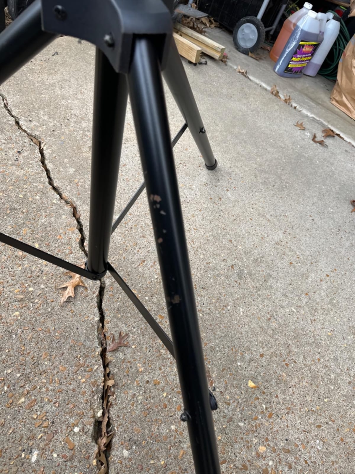 Monoprice Lighting Stand System With Truss, 220 lbs Maximum Load, Extends Up To 12.5 feet tall, 4 Feet Wide T-bars - Stage Right Series customer photo 2