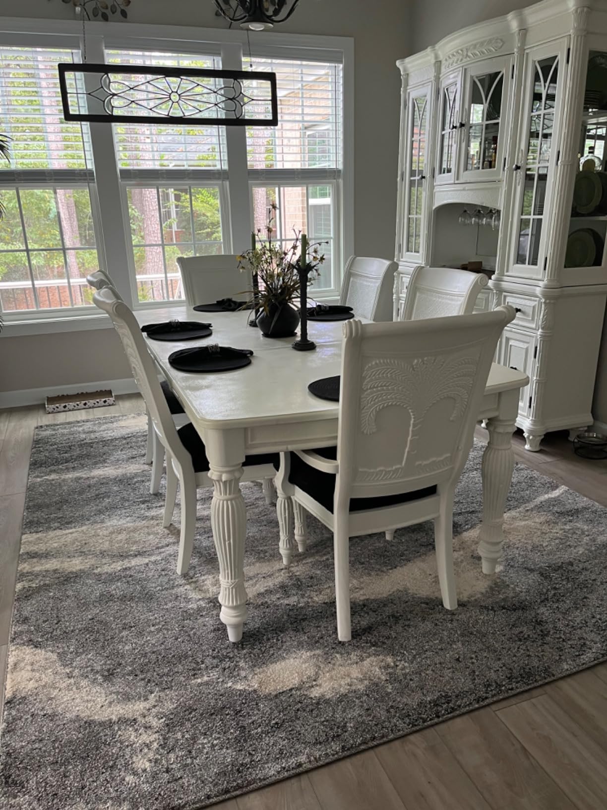 SAFAVIEH Retro Collection Area Rug - 6' x 9', Grey & Ivory, Modern Abstract Design, Non-Shedding & Easy Care, Ideal for High Traffic Areas in Living Room, Bedroom (RET2891-8012) customer photo 1