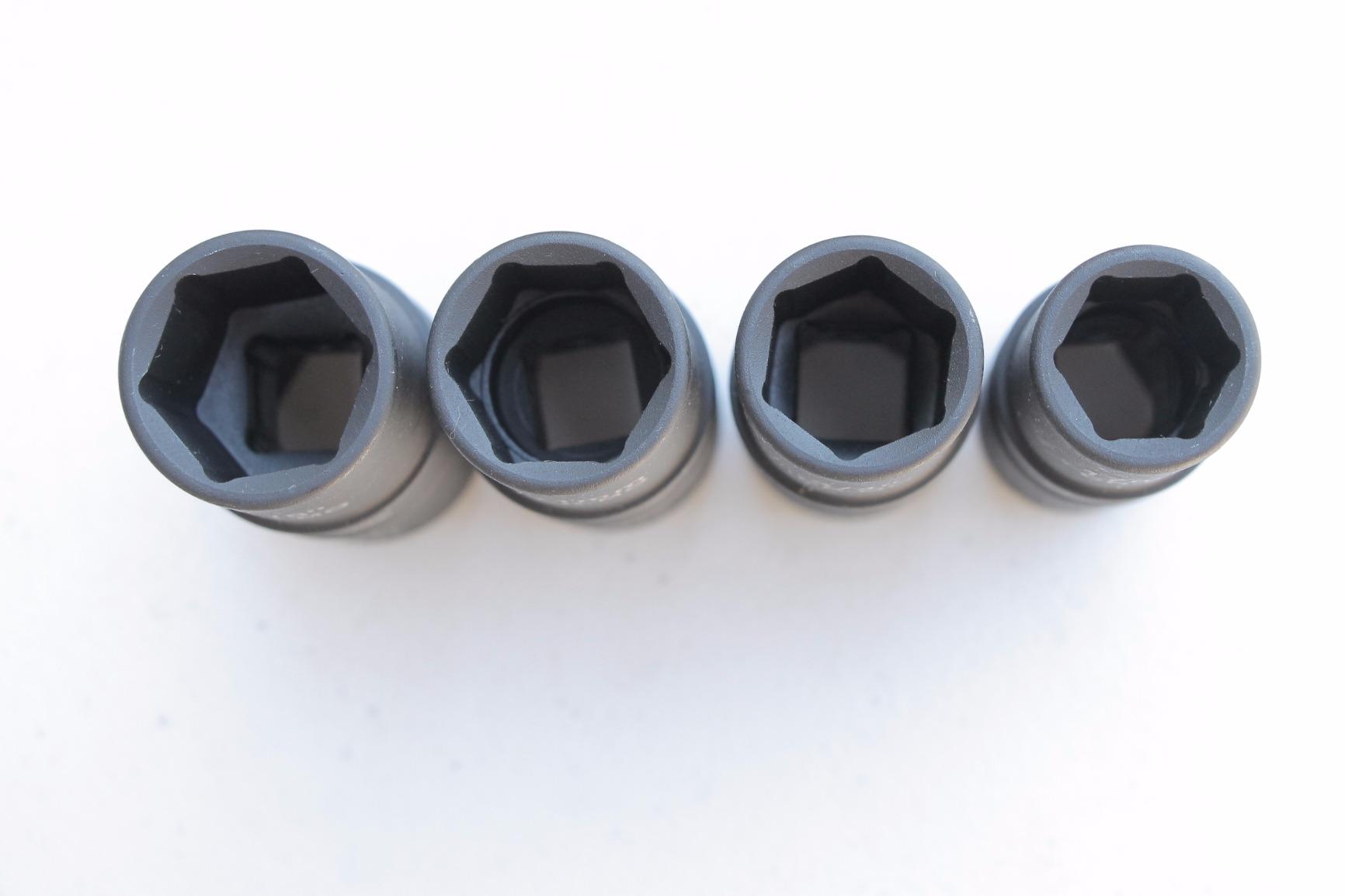 NEIKO 02282B 1/2-Inch-Drive Impact Socket Set, Flip Socket Set, Chrome Moly Steel, Includes 3-Inch Bar Extension, 8 Deep SAE and Metric Sizes, 5 Pieces customer photo 2