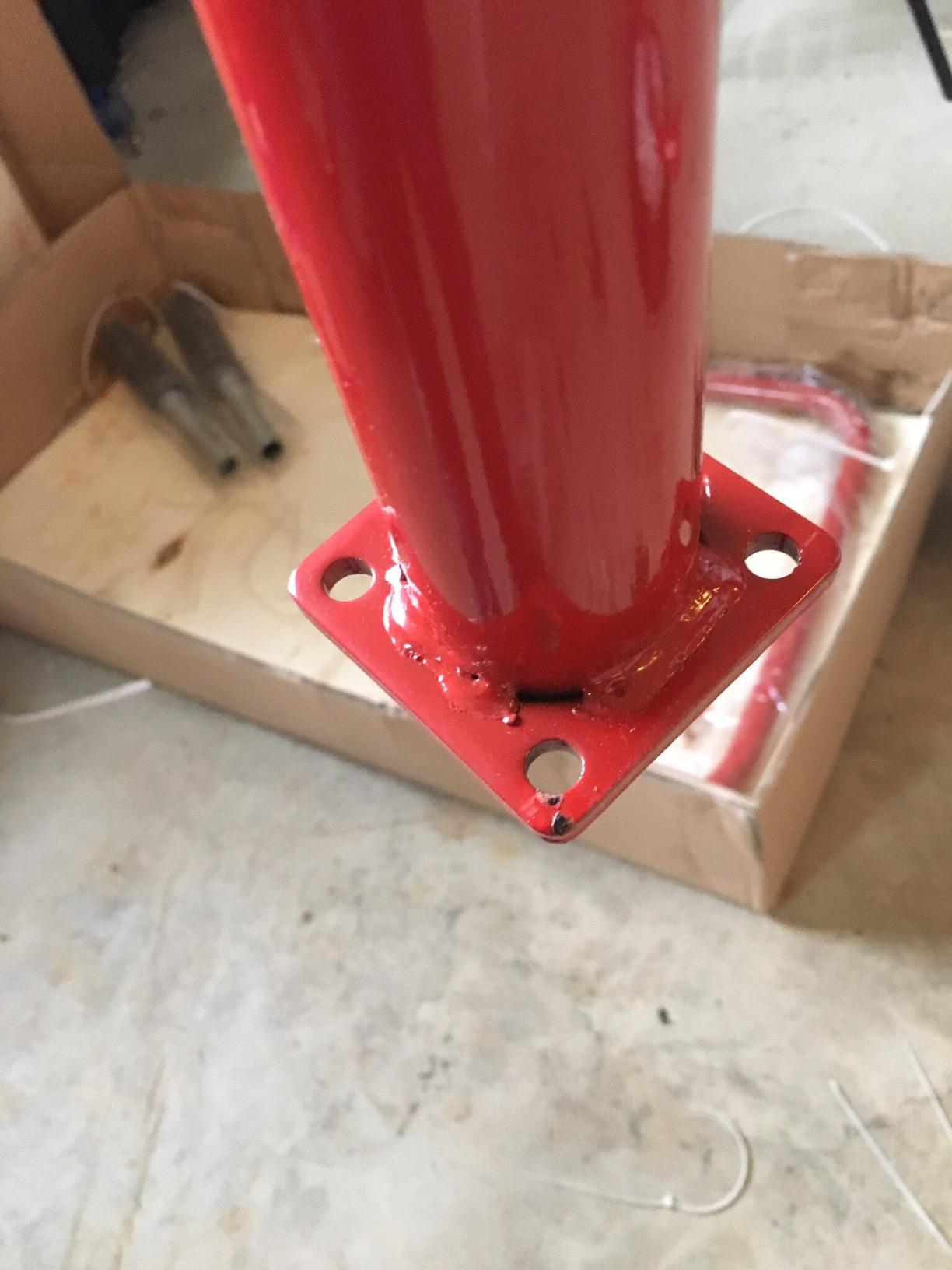 Extreme Max 5800.1049 Monster Snowmobile Dolly M2, Red - Extra Wide Snowmobile Lift with Adjustable Lift Bars, Heavy-Gauge Steel Construction customer photo 1