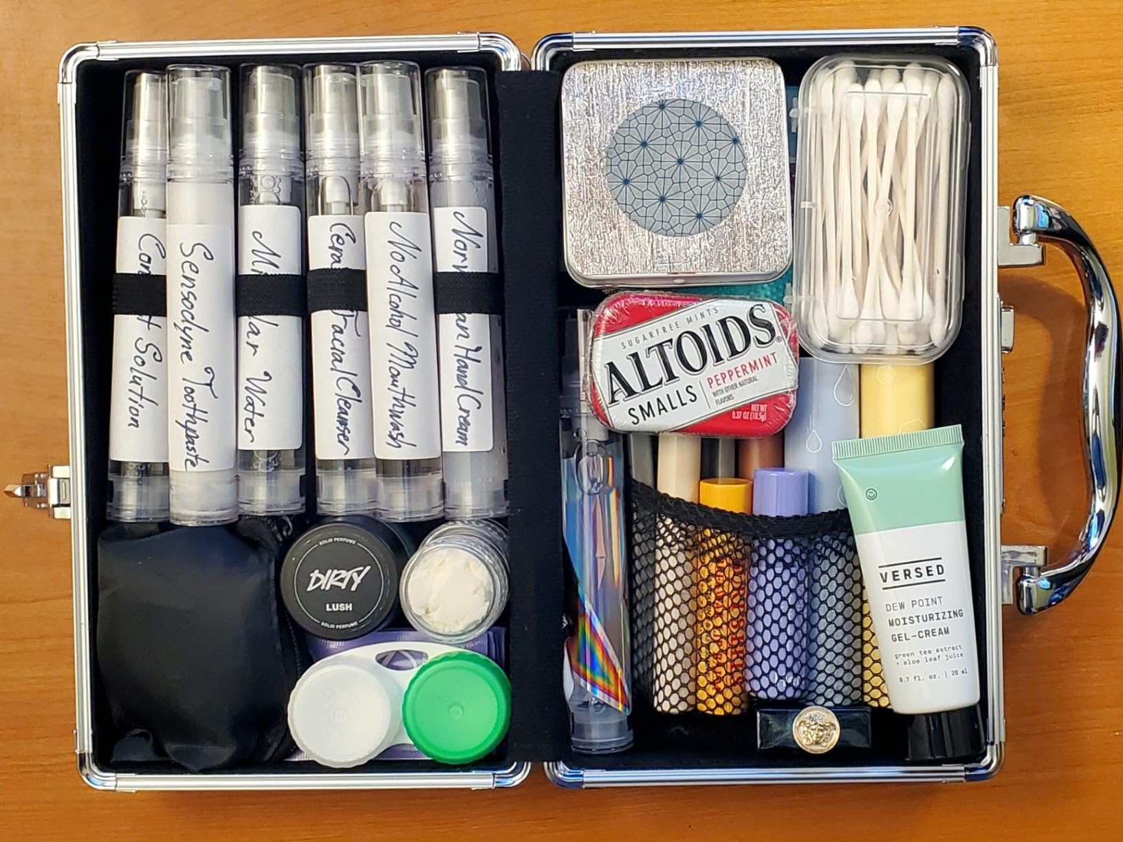 Vaultz Locking Medicine Case, Combination Lock Portable Storage Briefcase | Organizes medications, cash and valuables in one place, carrying handle for portability, compact 8.38x5.75x2.75 in size customer photo 2