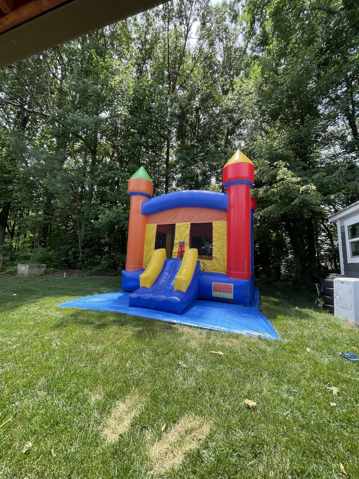 Commercial Grade Castle Bounce House 100% PVC with Blower customer photo 1