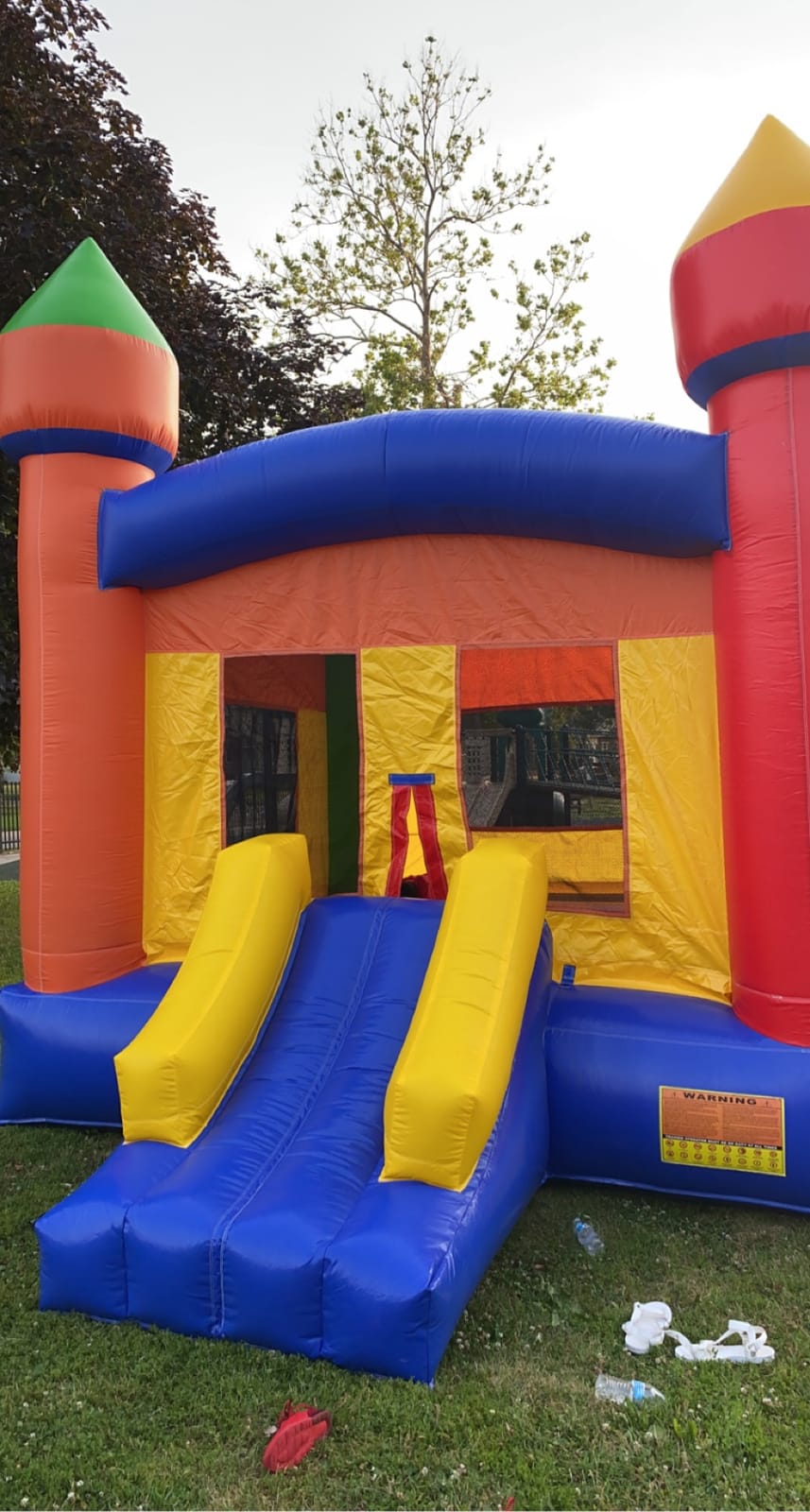 Commercial Grade Castle Bounce House 100% PVC with Blower customer photo 2