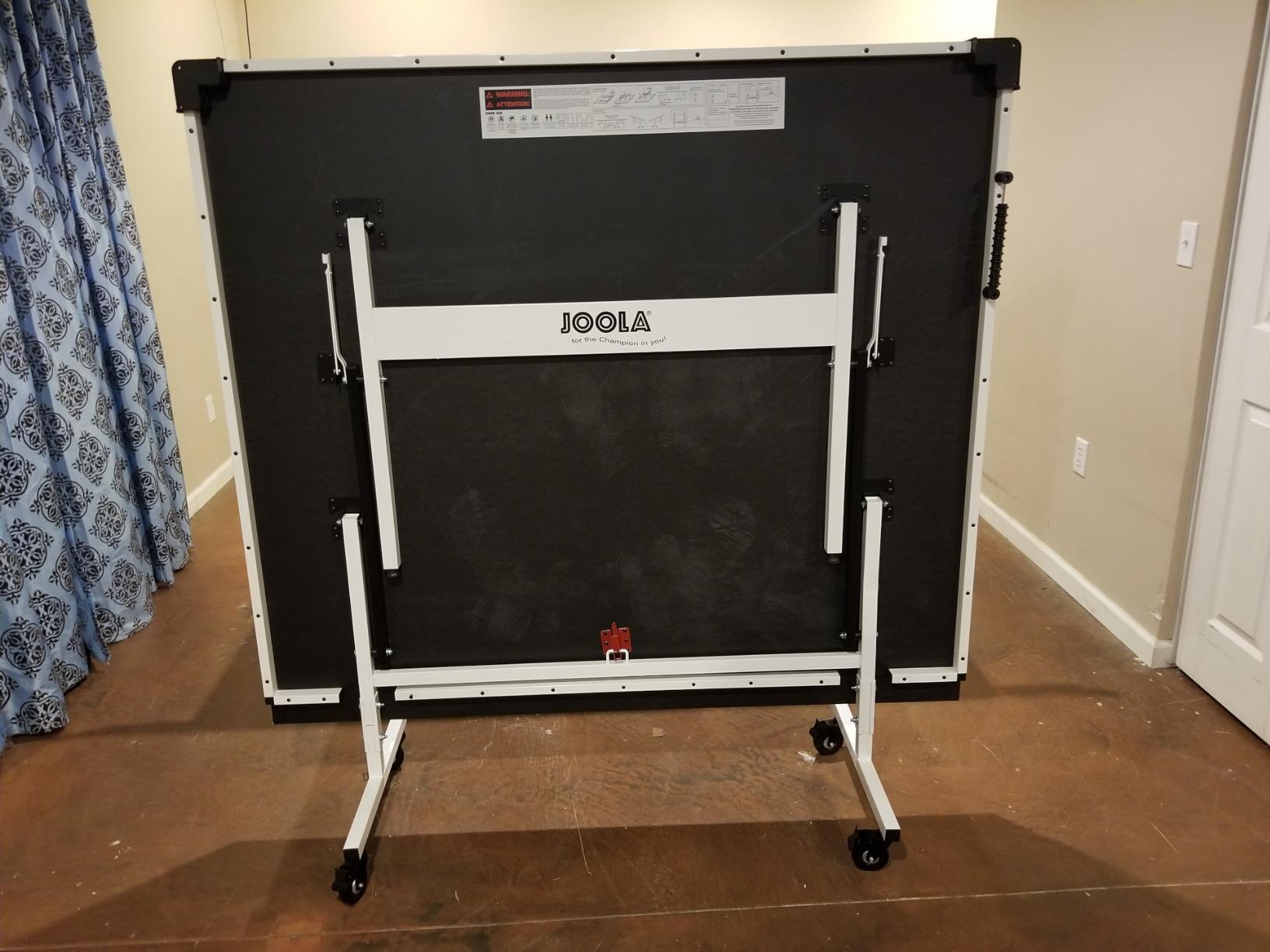 JOOLA Rally TL Professional MDF Indoor Ping Pong Table w/Quick Clamp Table Tennis Net & Post Set - 10 Minute Easy Assembly - Corner Ball Holders - Tournament Quality - Includes Playback Mode customer photo 1