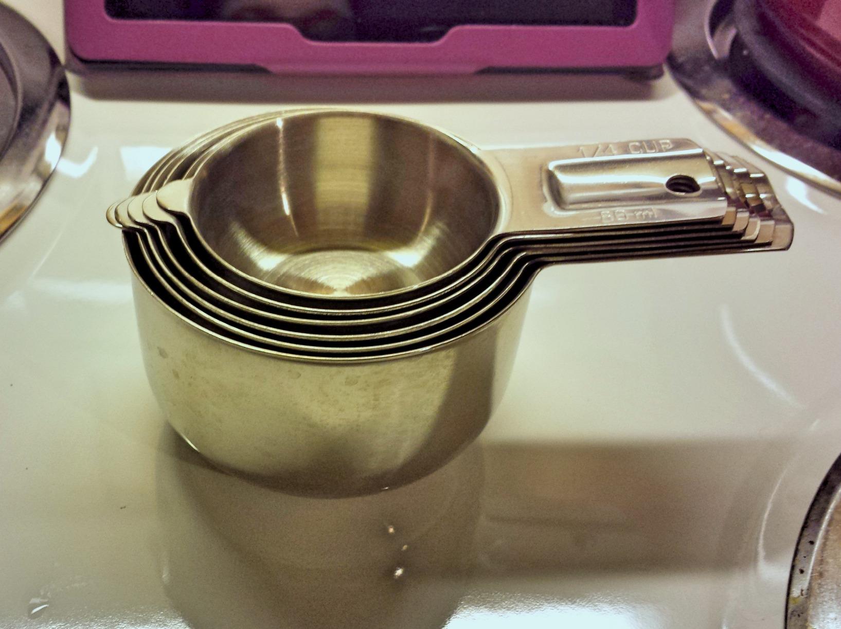 Bellemain Stainless Steel Measuring Cups Set of 6, Nesting Design | One-Piece Design With mL And oz Markings, Rust-Resistant, Dishwasher Safe, And Comfortable To Hold For Daily Use customer photo 1
