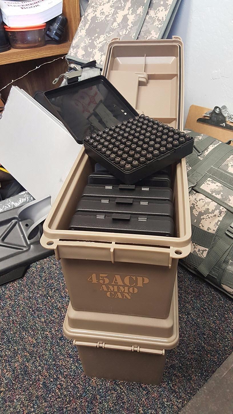 MTM ACC45 Ammo Can Combo, Holds 700 Rounds, Bulk Ammo Storage, Stackable, USA Made, Dark Earth customer photo 1