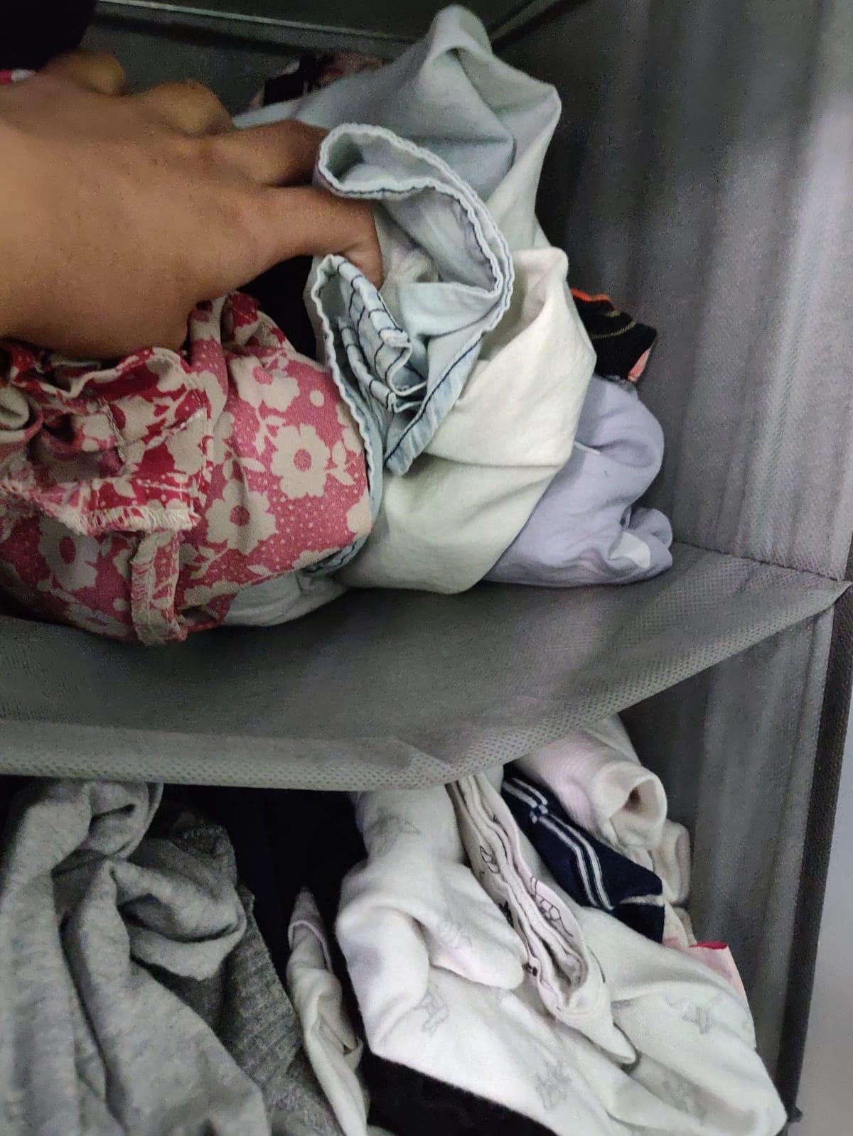 Whitmor 5 Section Closet Organizer - Hanging Shelves with Sturdy Metal Frame customer photo 2