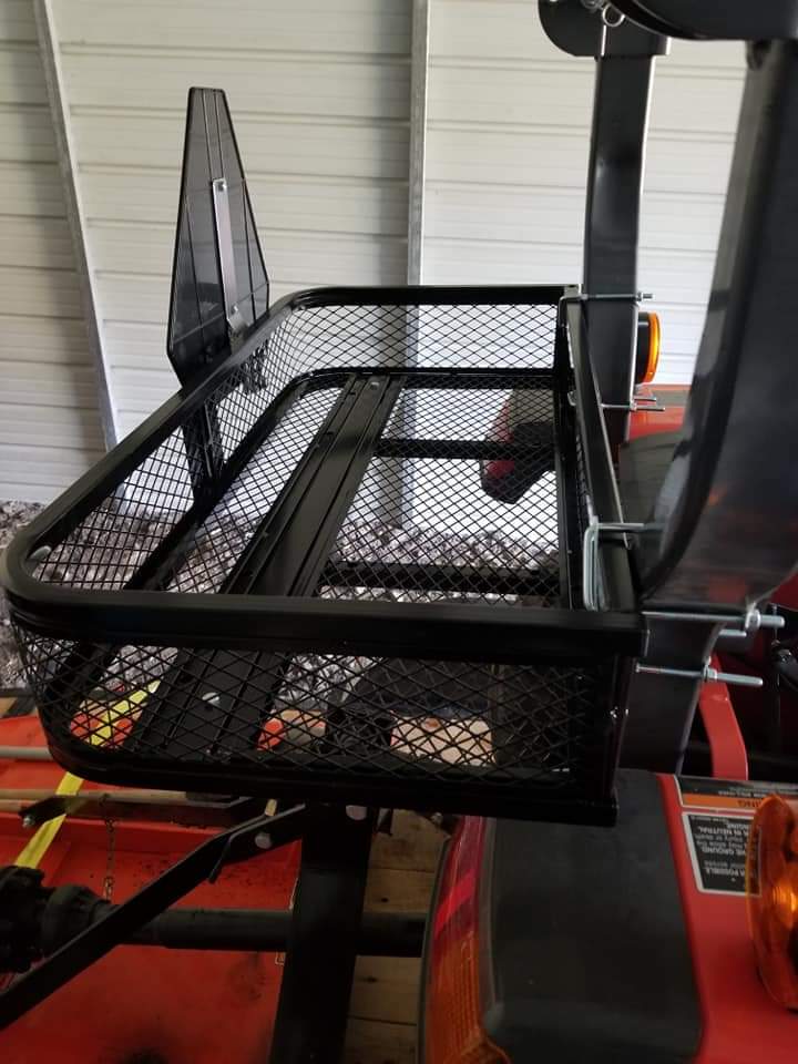 Titan Ramps Universal ATV/UTV Front Cargo Basket Rack with 100 Pound Capacity and Steel Construction for Carrying Buckets, Coolers, or Gear customer photo 2