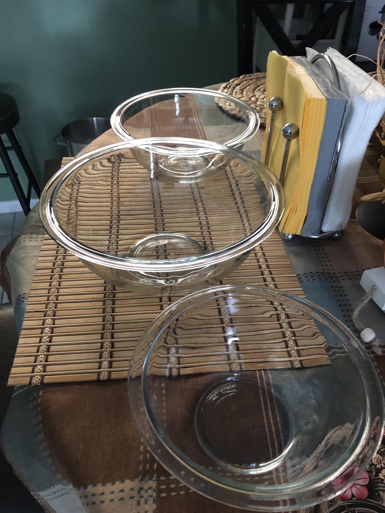 Pyrex Essentials (3-Piece) Glass Mixing Bowls Set for Prepping and Baking | Preheated oven, microwave, dishwasher & freezer safe customer photo 2