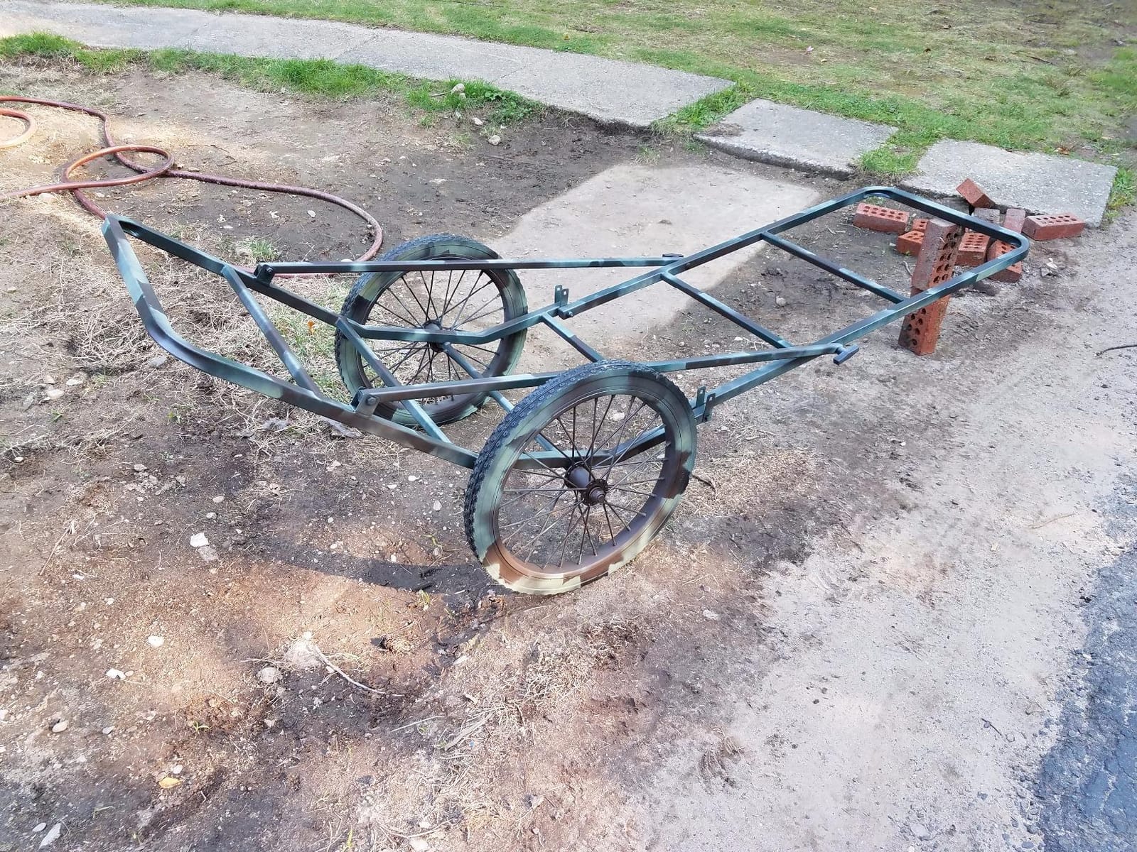 Leader Accessories Super Mag Hauler Steel Hunting Deer Game Cart 550lb | Foldable, Heavy Duty Metal Frame, 550LBS Capacity, Easy to Storage And Transport customer photo 2